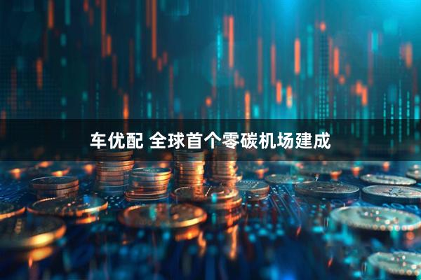 车优配 全球首个零碳机场建成
